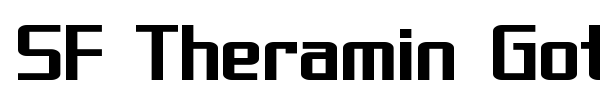 SF Theramin Gothic font preview